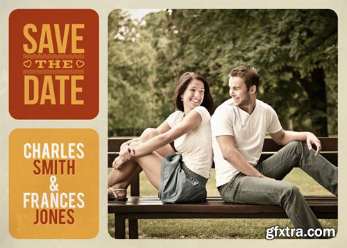 Save the Date Bundle: $200 worth of Top-Quality Print Templates