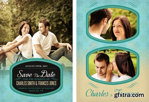 Save the Date Bundle: $200 worth of Top-Quality Print Templates