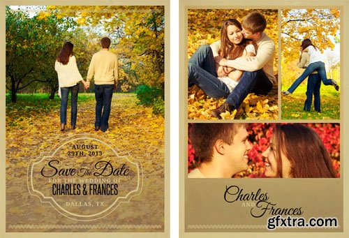 Save the Date Bundle: $200 worth of Top-Quality Print Templates