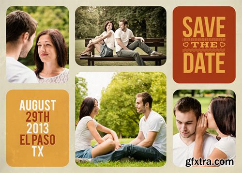 Save the Date Bundle: $200 worth of Top-Quality Print Templates