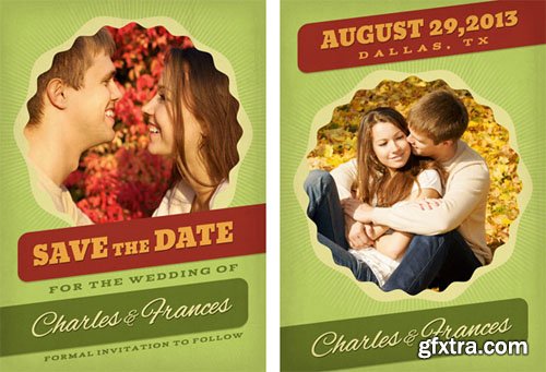 Save the Date Bundle: $200 worth of Top-Quality Print Templates