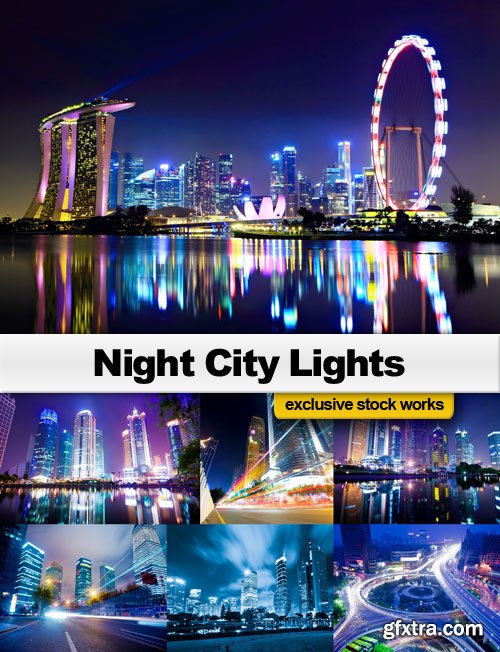 Night City Lights - 25 JPEG
