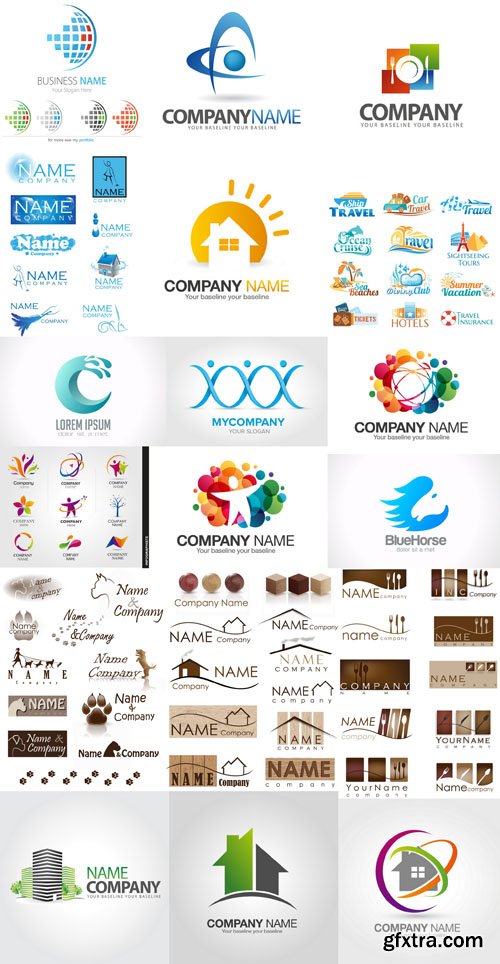 Collection of Logos vol.16, 25xEPS, AI, SVG