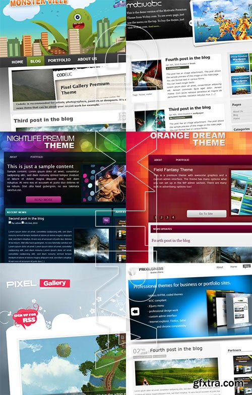 Wobzy.com Wordpress Theme Collection