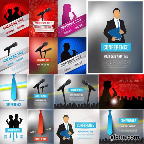 Conference Cover Design - 25 Vector