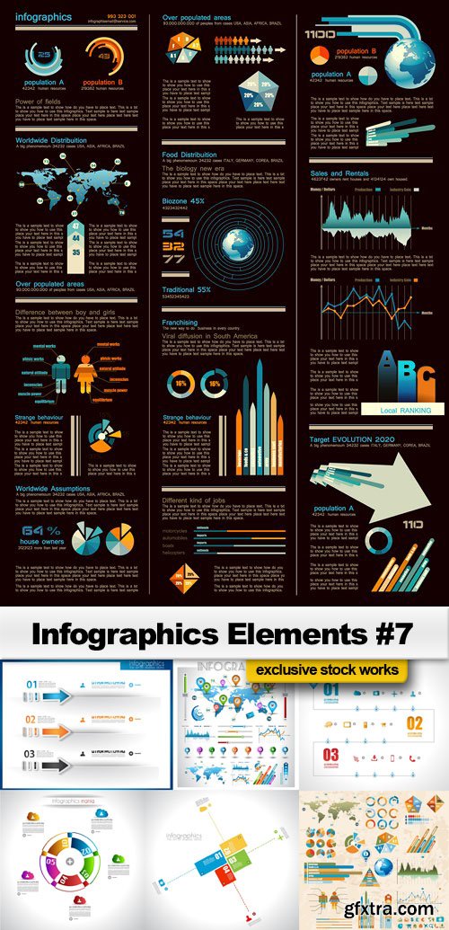 Infographics Elements #7 - 25 EPS