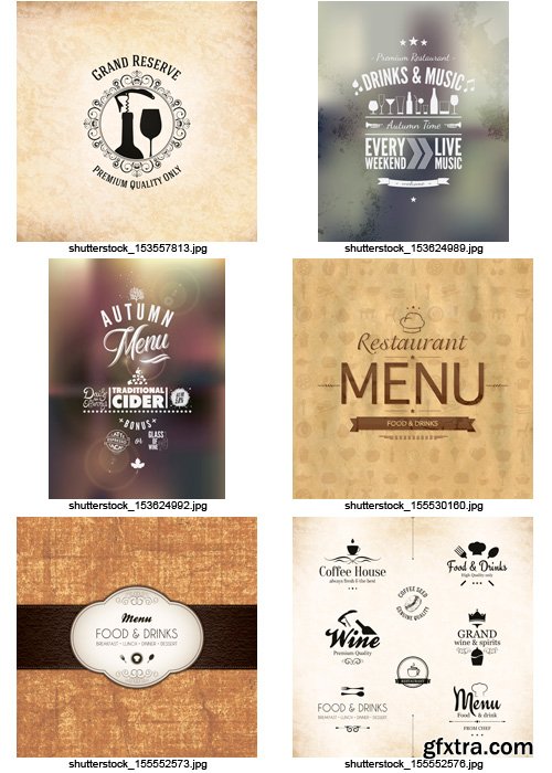 Amazing SS - Restaurant Menu 9, 25xEPS