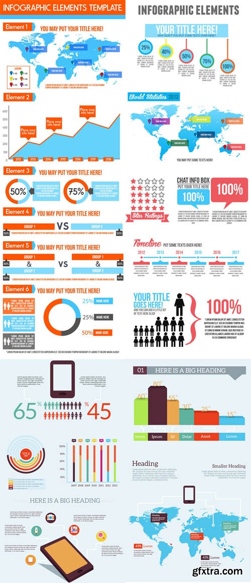 Infographic Elements PSD Vol 2