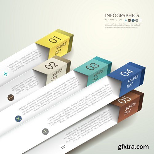 Collection of infographics vol.39, 25xEPS