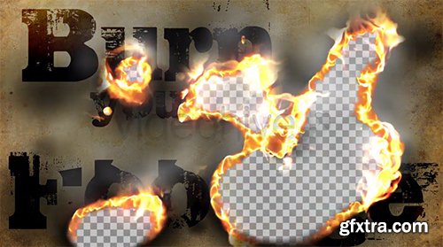 Videohive Burn Smoke Transition