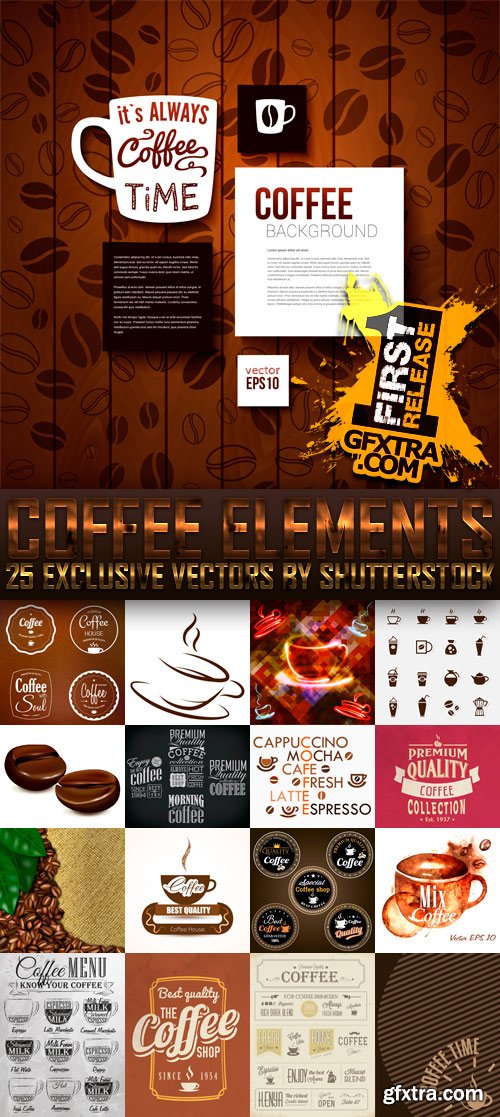 Amazing SS - Coffee Elements, 25xEPS