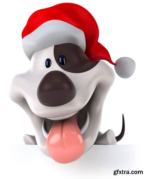 Funny Xmas Animal Renders 25xJPGs