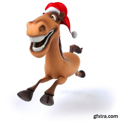 Funny Xmas Animal Renders 25xJPGs