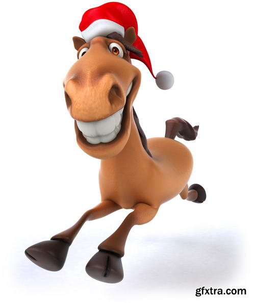 Funny Xmas Animal Renders 25xJPGs