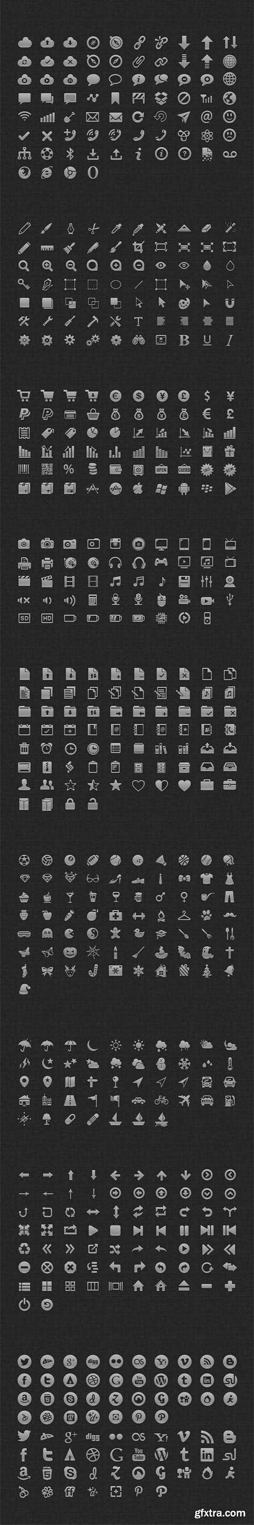 The Ultimate Icon Bundle: 2,900+ High-Quality Icons