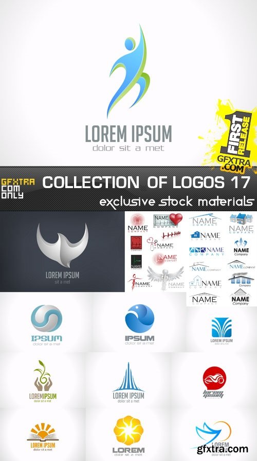 Collection of Logos vol.17, 25xEPS, AI