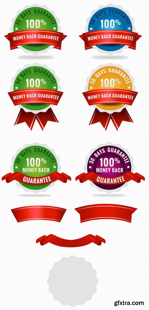 Gurantee Badges PSD Templates