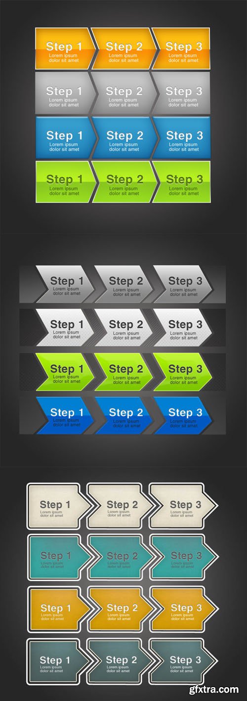 Order Steps PSD Templates