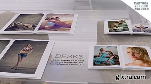 Videohive Desk Gallery with Cartoon version 5459484