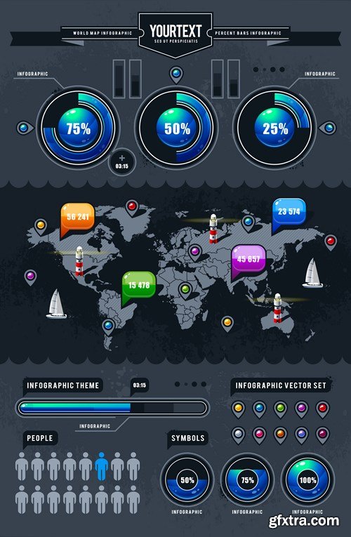 Infographics Elements #9 - 25 EPS