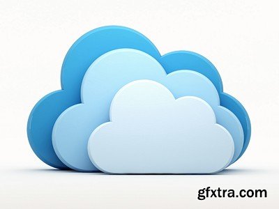 Cloud Services Mix - Vector and Jpeg