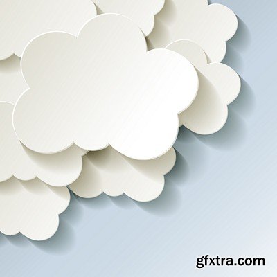 Cloud Services Mix - Vector and Jpeg