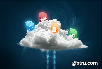 Cloud Services Mix - Vector and Jpeg