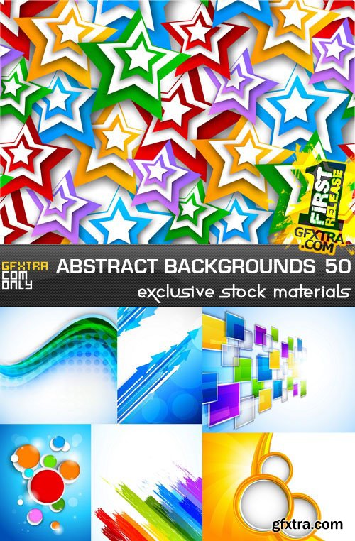 Collection of Vector Abstract Backgrounds Vol.50, 25xEPS