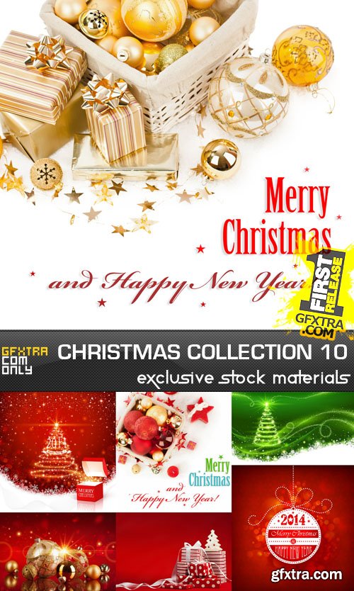 Christmas Collection 10, 12xEPS, 13x UHQ JPEG