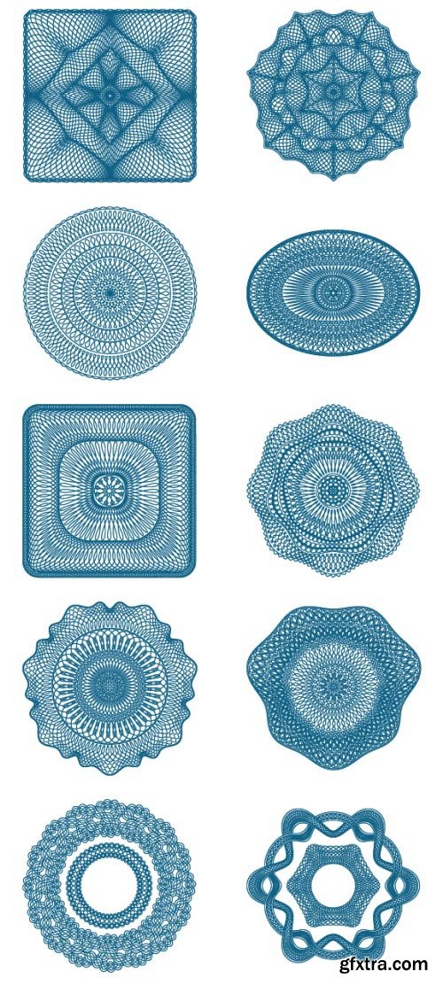 SecuritySoft GLH001 Decorative Grids, Borders and Rosettes