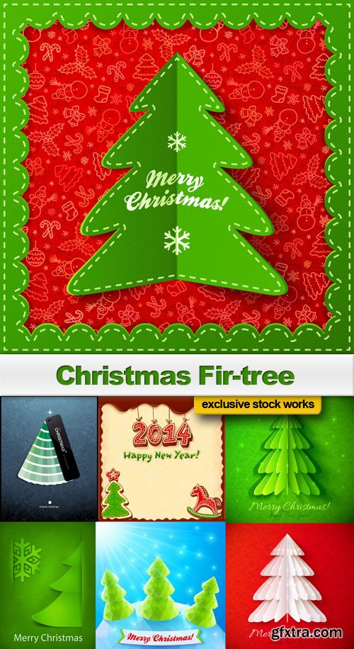 Christmas Fir-tree - 25 EPS