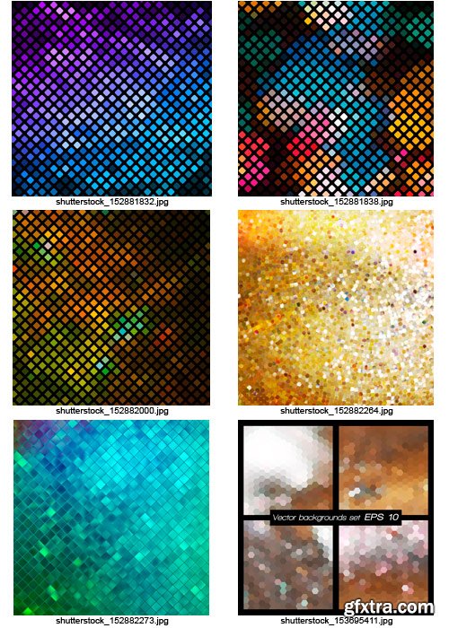 Amazing SS - Mosaic Backgrounds 4, 25xEPS