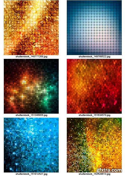 Amazing SS - Mosaic Backgrounds 4, 25xEPS