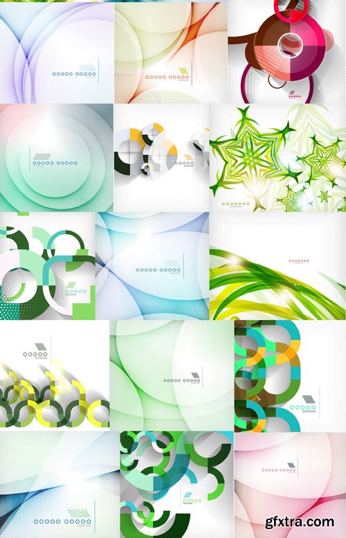 Collection of Vector Abstract Backgrounds Vol.51, 25xEPS