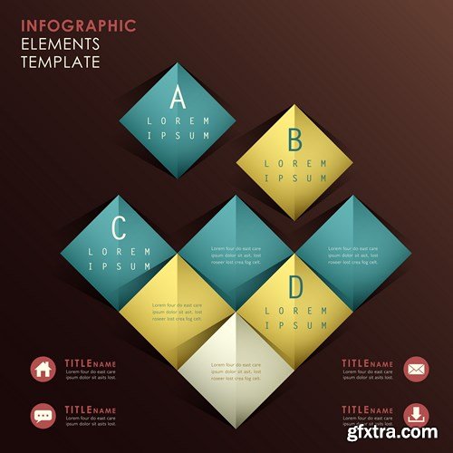 Collection of infographics vol.40, 25xEPS