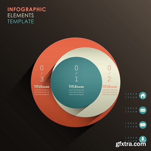 Collection of infographics vol.40, 25xEPS