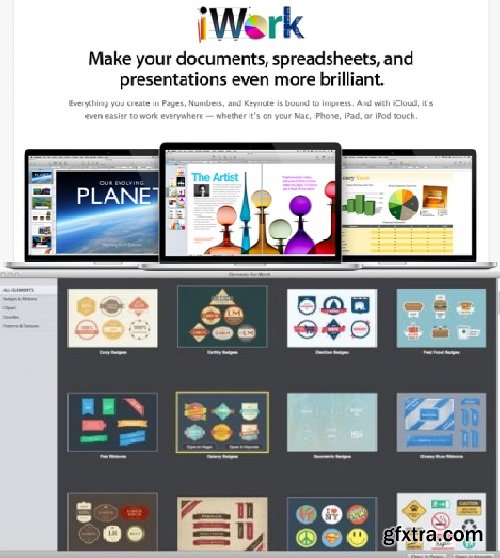 iWork 2013 + Elements for iWork v1.5 MacOSX