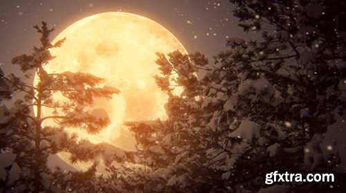 iStock Video Footage - Full Moon And Snow