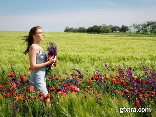 Shutterstock - Ladies in Nature 25xJPG GFXTRA.COM!