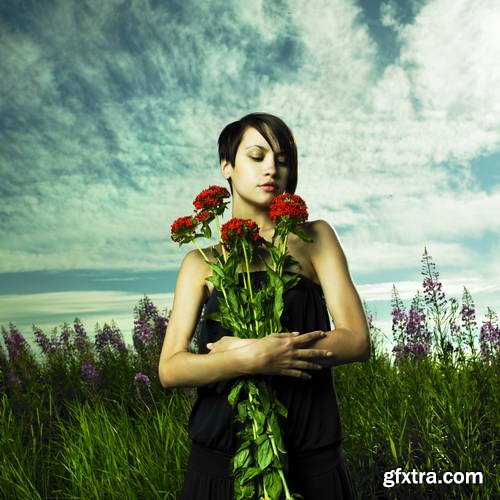 Shutterstock - Ladies in Nature 25xJPG GFXTRA.COM!