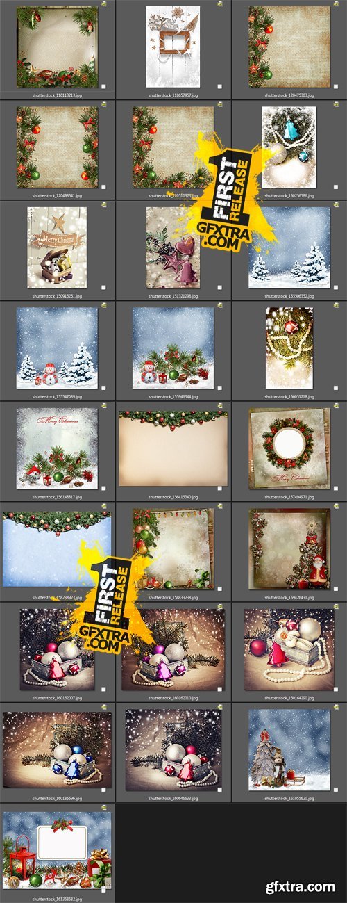 Stock Photo - Vintage Christmas & New Year