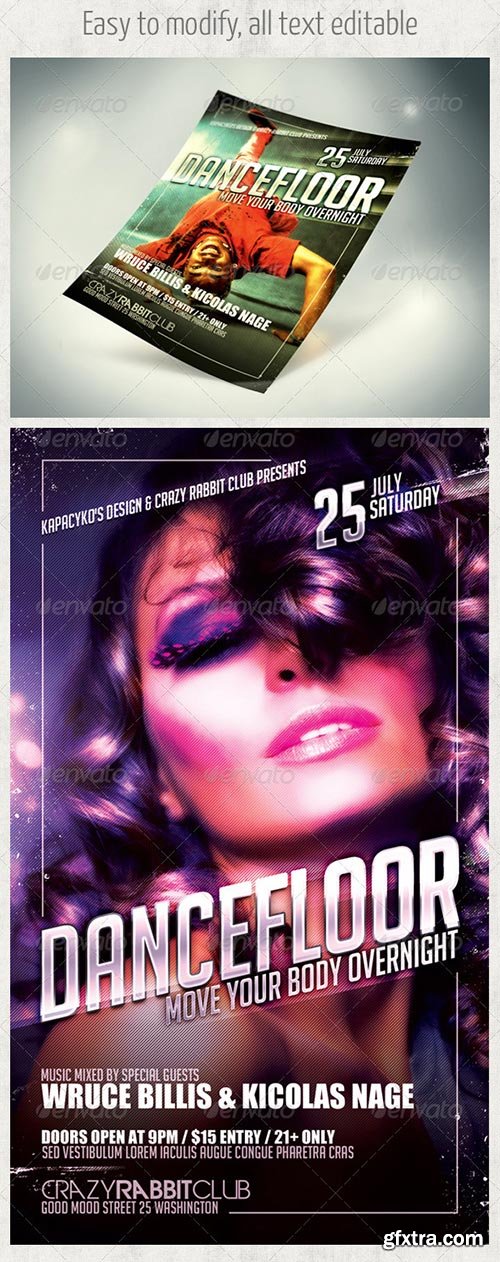 GraphicRiver - Dance Floor Party Flyer