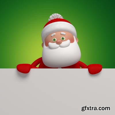 3D Santa and Christmas 25xJPG