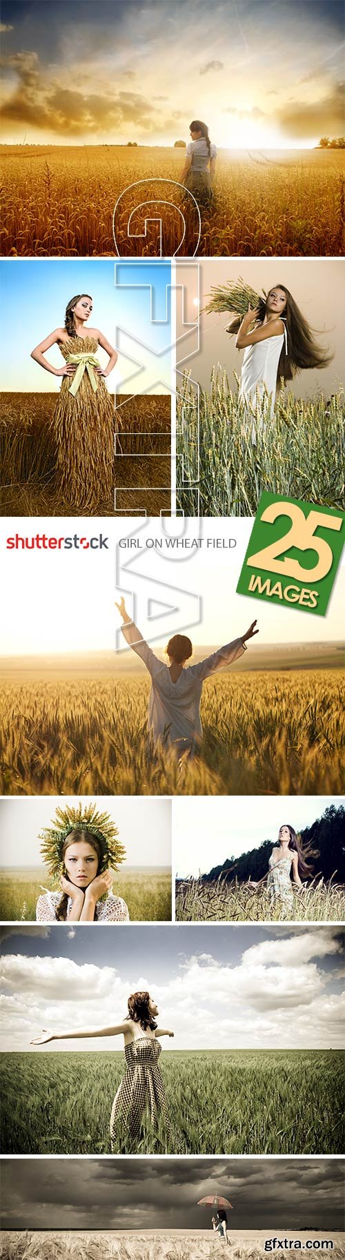 Girl on Wheat Field 25xJPG