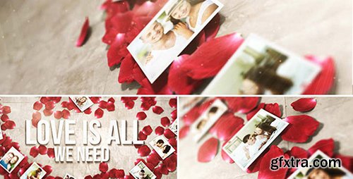 Rose Petals Heart - Photo Gallery - After Effects Project (Videohive)