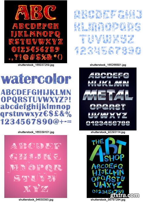 Amazing SS - Alphabets, 25xEPS