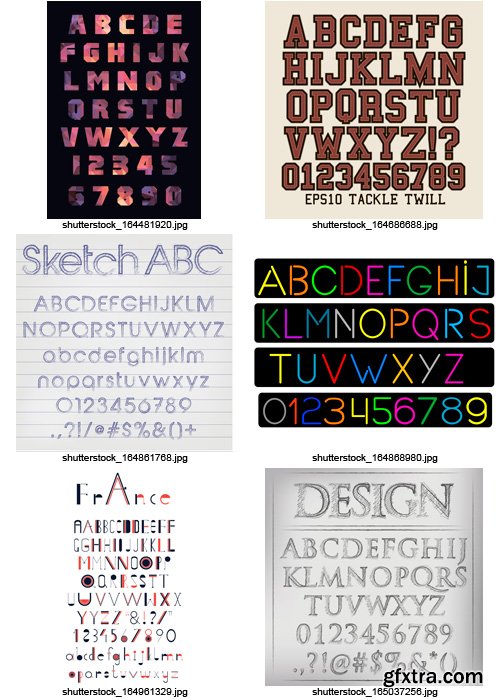 Amazing SS - Alphabets, 25xEPS