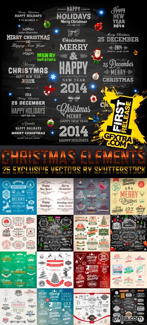 Amazing SS - Christmas Elements (vol.2), 25xEPS