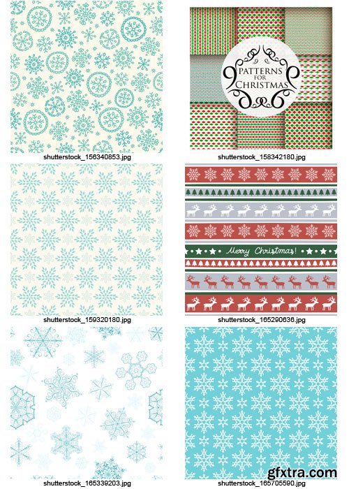 Amazing SS - Christmas Patterns, 25xEPS