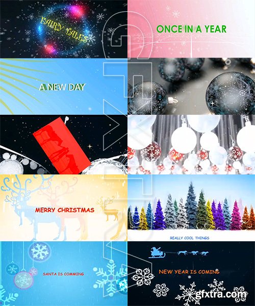 GFXTRA Merry Christmas After Effects Pack 1